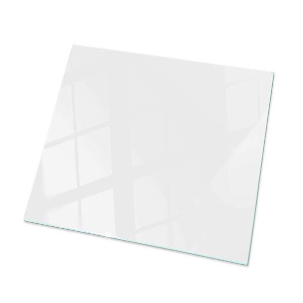 Plateau verre pour table rectangulaire Blanc pur