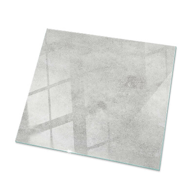 Plateau verre pour table rectangulaire Rayures sur la surface du béton