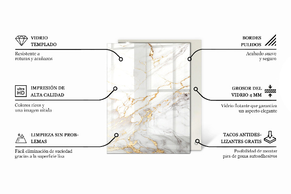 Plateau verre pour table rectangulaire Le bois en harmonie avec la résine