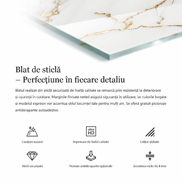 Plateau verre pour table rectangulaire Le bois en harmonie avec la résine