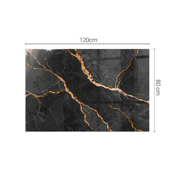 Plateau verre pour table rectangulaire Les veines du marbre dans le design