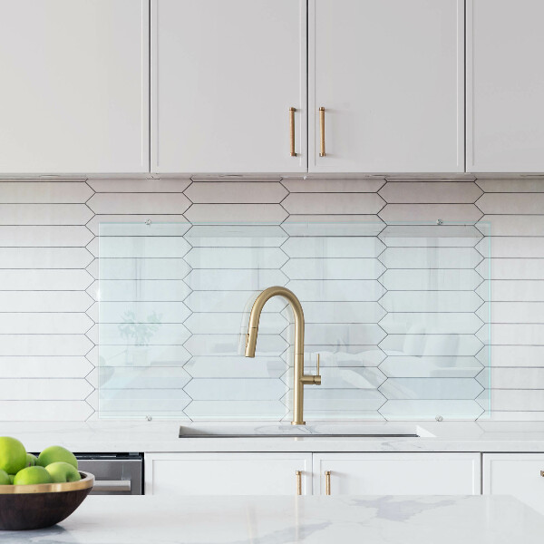 Panneau crédence cuisine transparent 120x60 cm