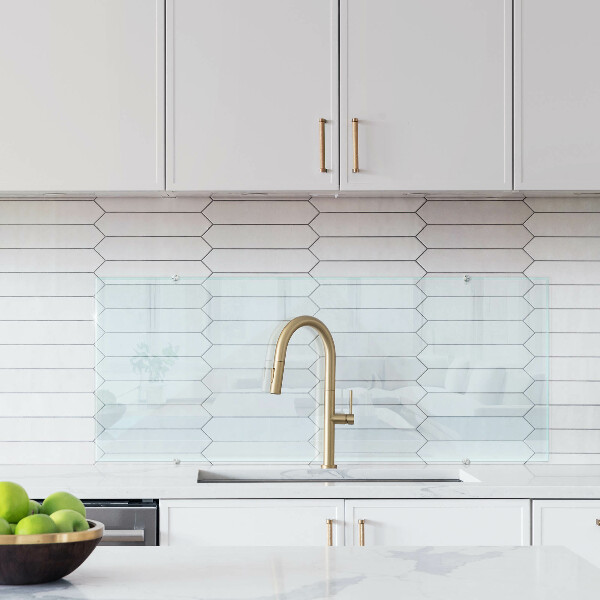 Transparent panneau crédence cuisine 125x50 cm