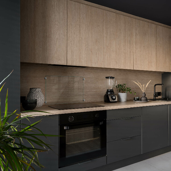 Crédence cuisine en verre transparent 60x40 cm