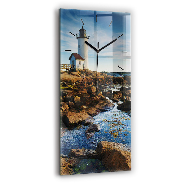 Horloge rectangulaire verticale 'Phare d''Annisquam'