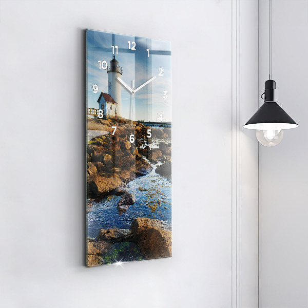 Horloge rectangulaire verticale 'Phare d''Annisquam'