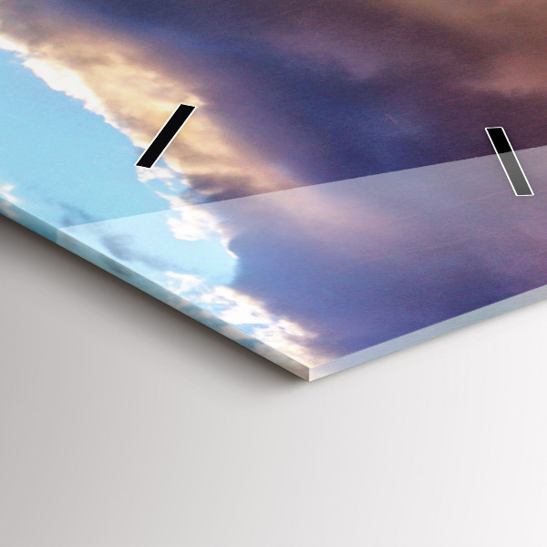 Horloge rectangulaire verticale Cascade en Islande