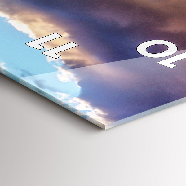 Horloge rectangulaire verticale Cascade en Islande