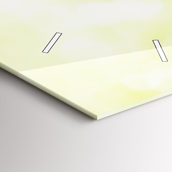 Horloge rectangulaire verticale herbe verte