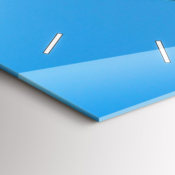 Horloge rectangulaire verticale Vue sur la montagne