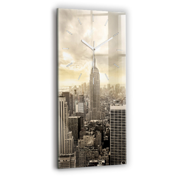 Horloge rectangulaire verticale Tours de New York
