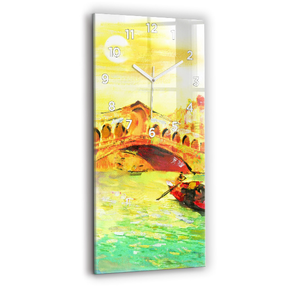 Horloge rectangulaire verticale Pont du Rialto à Venise