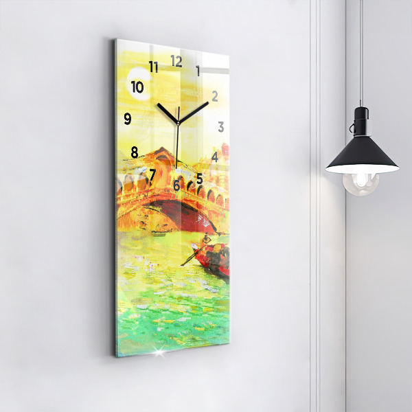 Horloge rectangulaire verticale Pont du Rialto à Venise