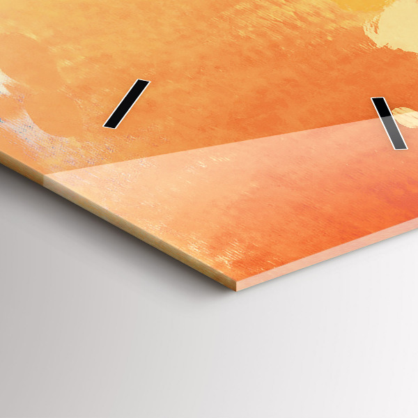 Horloge rectangulaire verticale Amour platonique