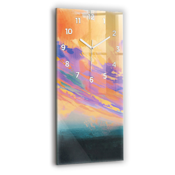 Horloge rectangulaire verticale Amour platonique