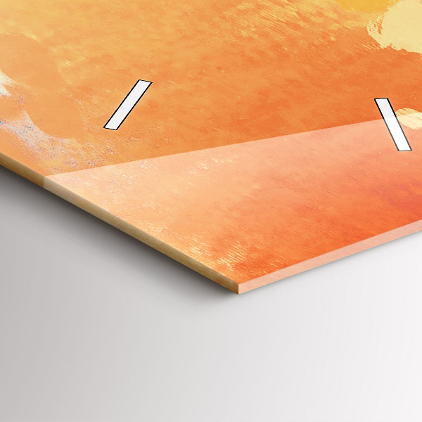 Horloge rectangulaire verticale Amour platonique