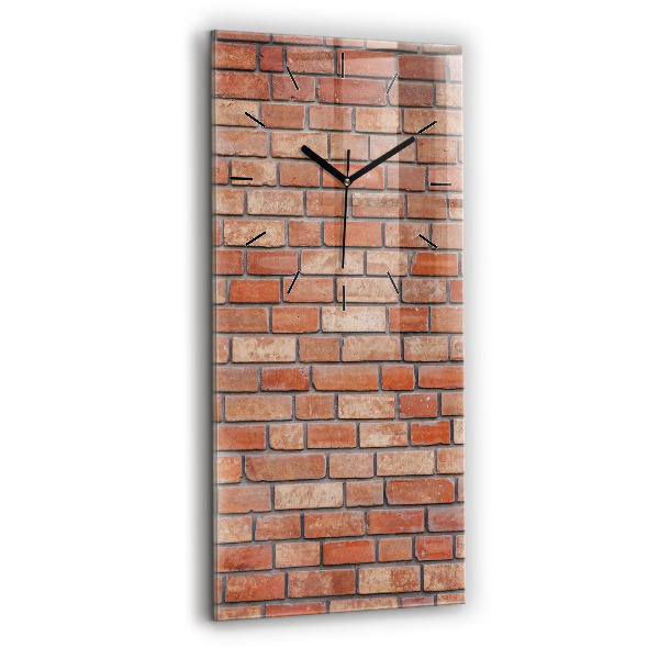 Horloge murale verticale Mur de briques