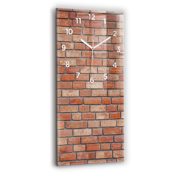 Horloge murale verticale Mur de briques