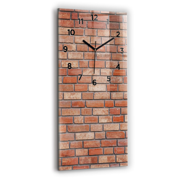 Horloge murale verticale Mur de briques