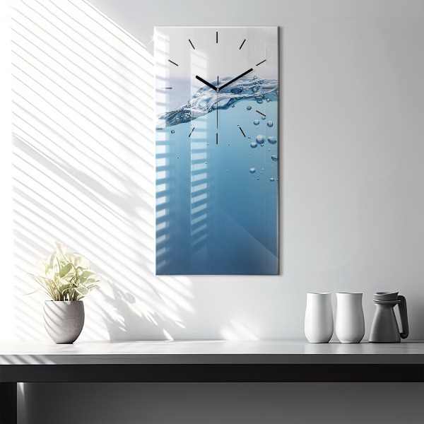 Horloge murale verticale Vue sous-marine