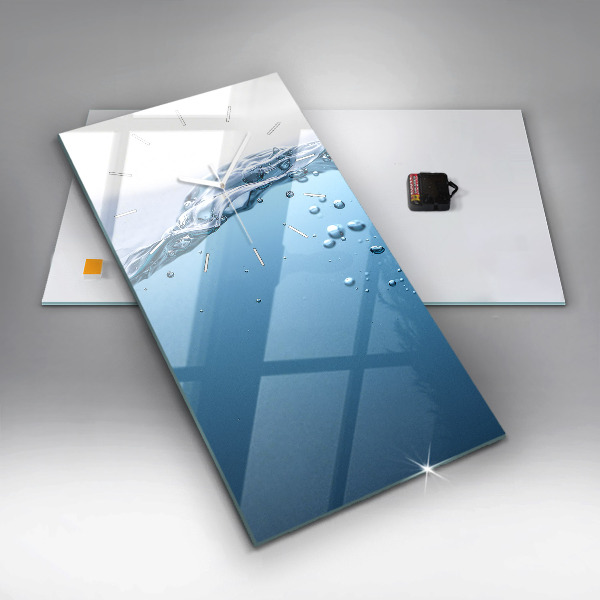 Horloge murale verticale Vue sous-marine