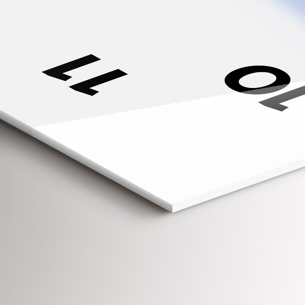 Horloge murale verticale Vue sous-marine