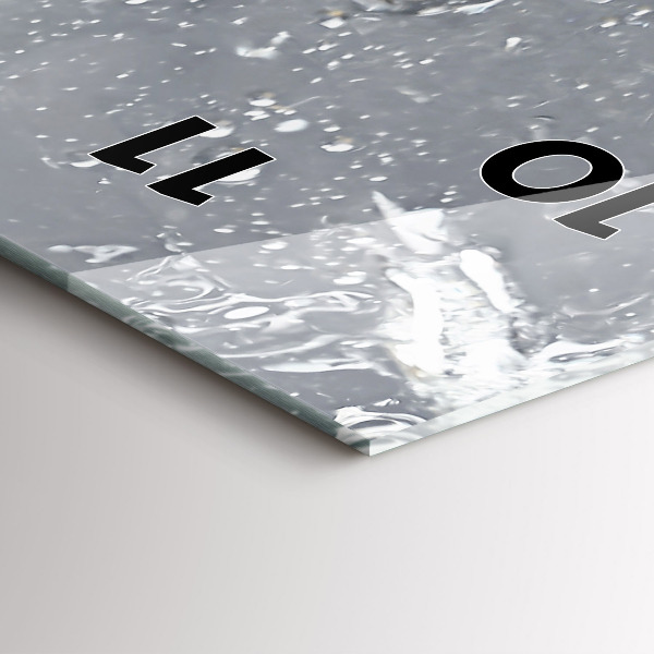 Horloge murale verticale 'Agrumes dans l''eau'