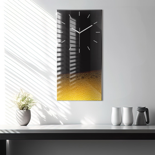 Horloge murale verticale 'du jus d''orange'