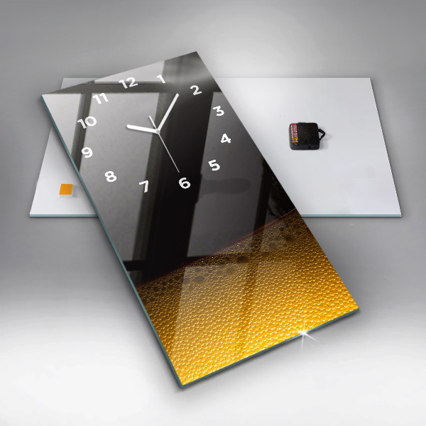 Horloge murale verticale 'du jus d''orange'