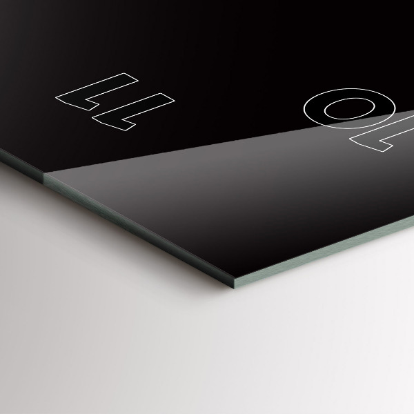 Horloge murale verticale 'du jus d''orange'