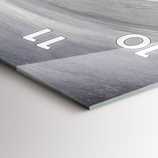 Horloge murale verticale Corbeau au clair de lune