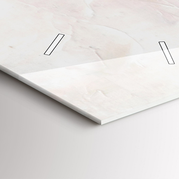 Horloge rectangulaire verticale 'Peinture à l''huile yacht mer'