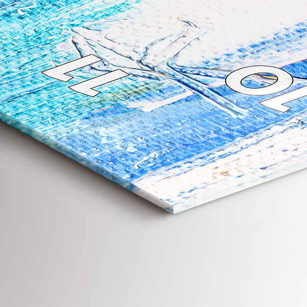 Horloge rectangulaire verticale Couple sous la pluie