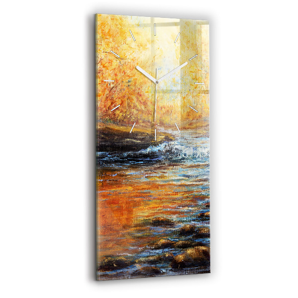 Horloge murale verticale Art artistique