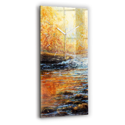 Horloge murale verticale Art artistique