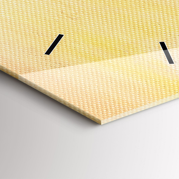 Horloge rectangulaire verticale 'Composition de l''huile dans la forêt'