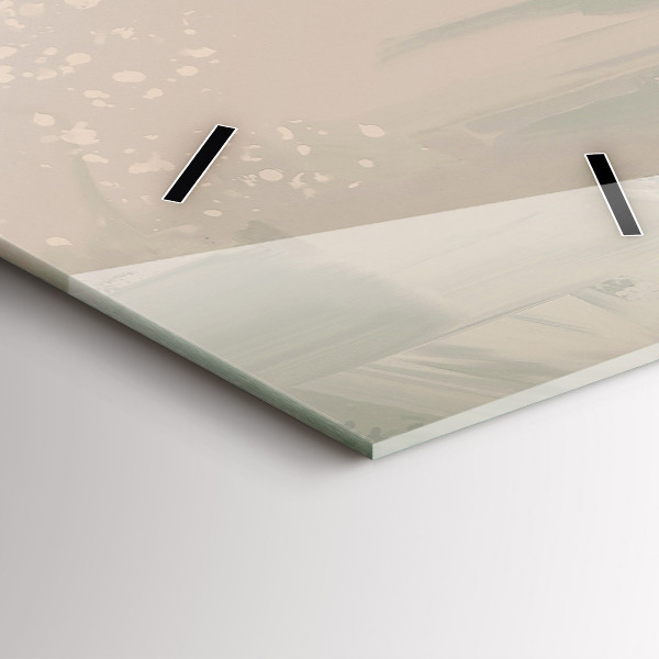 Horloge rectangulaire verticale Bateaux de pêche dans le port