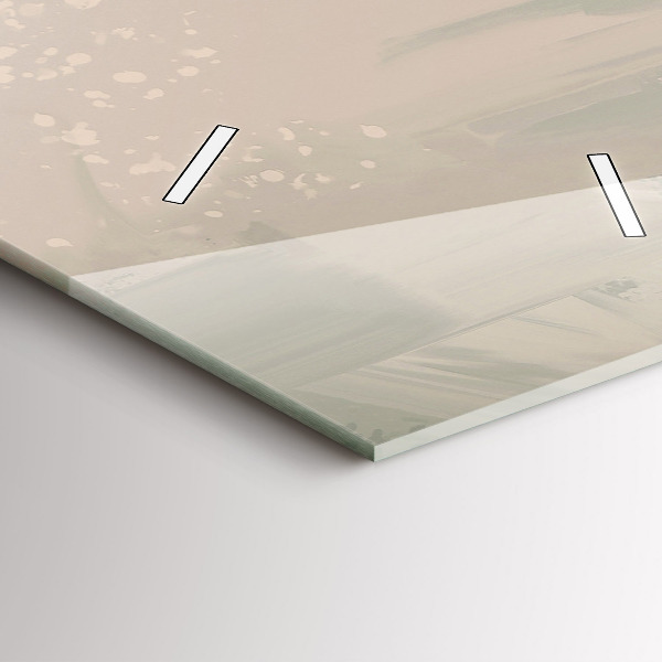 Horloge rectangulaire verticale Bateaux de pêche dans le port