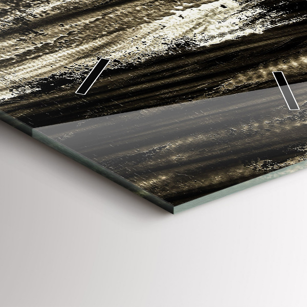 Horloge rectangulaire verticale Femme par une nuit pluvieuse