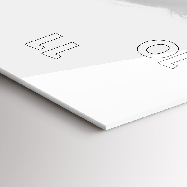 Horloge rectangulaire verticale 'Portrait d''une femme'