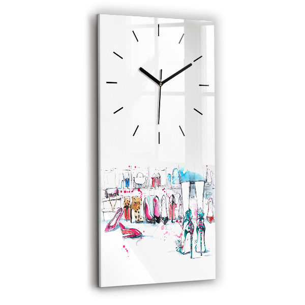 Horloge rectangulaire verticale 'L''élément de la féminité'