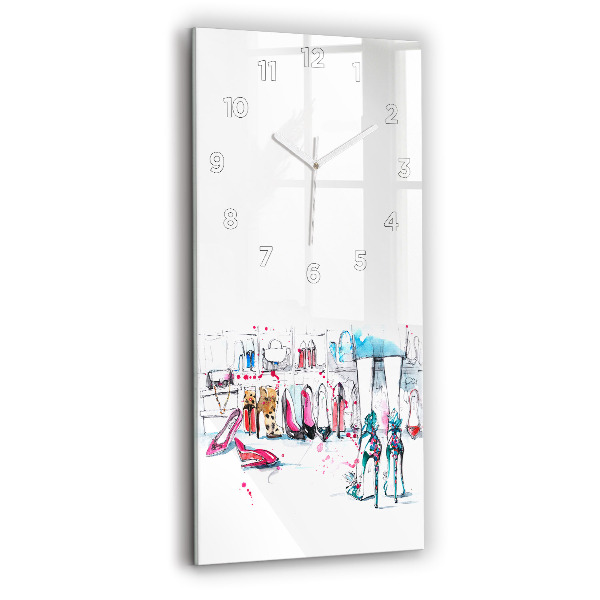 Horloge rectangulaire verticale 'L''élément de la féminité'