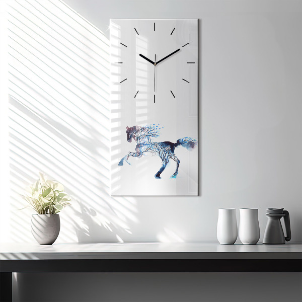 Horloge rectangulaire verticale 'Nature de l''animal'