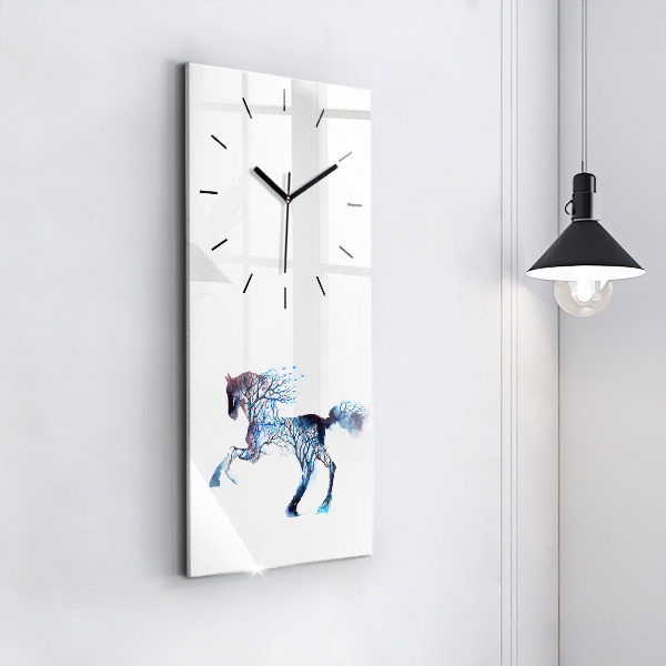 Horloge rectangulaire verticale 'Nature de l''animal'