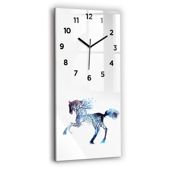 Horloge rectangulaire verticale 'Nature de l''animal'