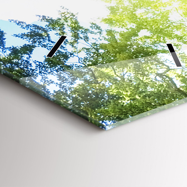 Horloge rectangulaire verticale Paysage de la lagune