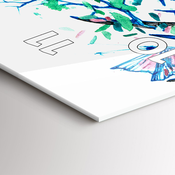 Horloge rectangulaire verticale Illustration de cerf