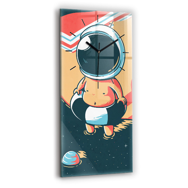 Horloge rectangulaire verticale 'L''imagination des enfants'