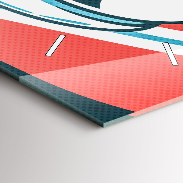 Horloge rectangulaire verticale 'L''imagination des enfants'