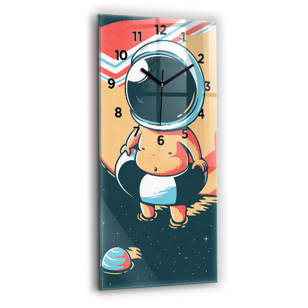 Horloge rectangulaire verticale 'L''imagination des enfants'